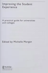 Improving the student experience