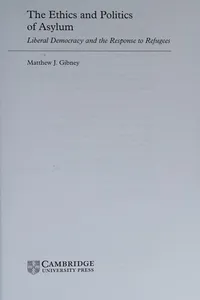 The ethics and the politics of asylum