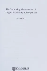 The surprising mathematics of longest increasing subsequences
