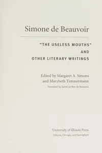 "The useless mouths", and other literary writings