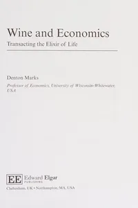 Wine and economics