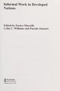Informal work in developed nations