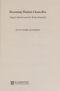 Becoming Madam Chancellor