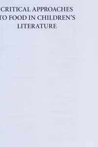 Food in Children's Literature