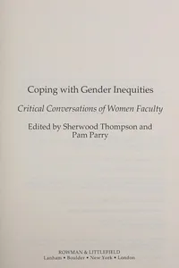 Coping with Gender Inequities
