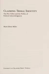 Claiming tribal identity