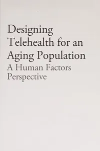 Designing telehealth for an aging population