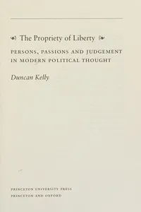 The propriety of liberty