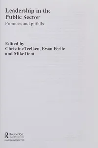 Leadership in the public sector