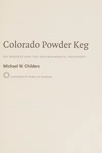 Colorado powder keg