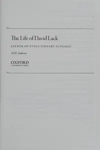 Life of David Lack