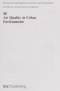 Air quality in urban environments