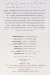 Histories of leisure