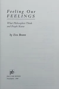 Feeling our feelings