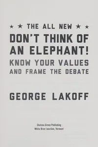 The all new don't think of an elephant!