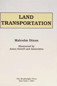 Capa de Land transportation