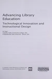 Advancing library education