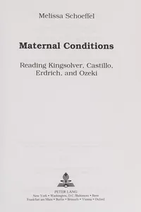 Maternal conditions