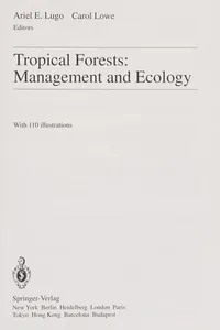 Tropical forests