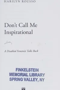 Don't call me inspirational