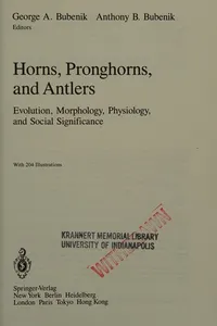 Horns, pronghorns, and antlers