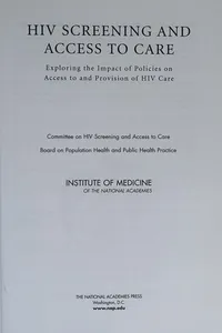 HIV screening and access to care