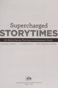 Cover of Supercharged storytimes