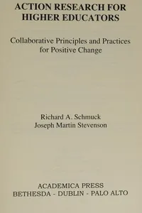 Action research for higher educators