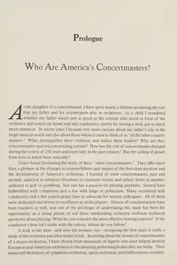 America's concertmasters