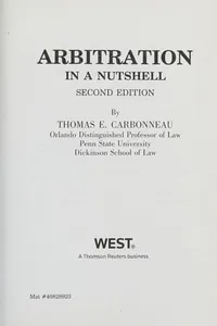 Arbitration in a nutshell