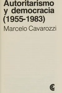 Autoritarismo y democracia (1955-1983)