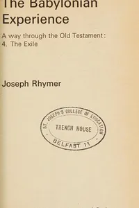 The Babylonian experience