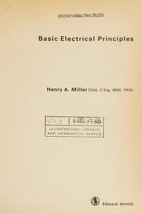 Basic electrical principles