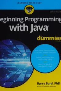 Beginning programming with Java