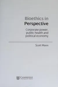 Bioethics in perspective