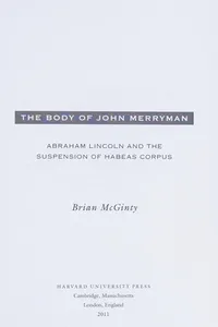 The body of John Merryman
