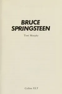Capa de Bruce Springsteen