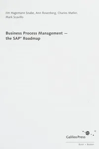 Business Process Management - The SAP Roadmap