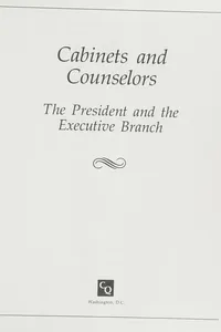 Cabinets and counselors