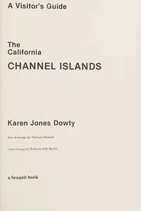 The California Channel Islands
