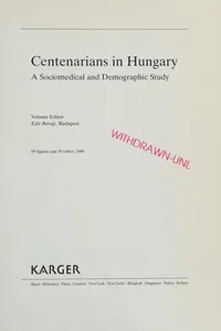 Centenarians in Hungary