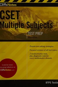 CliffsNotes CSET