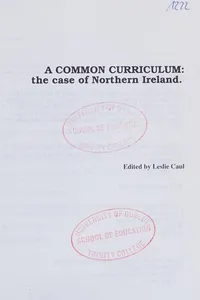 A common curriculum