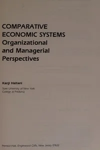 Comparative economic systems