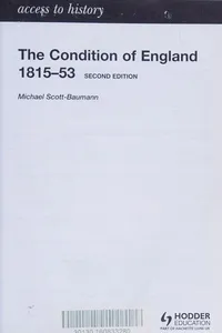 The condition of England, 1815-53