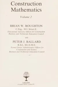 Construction Mathematics