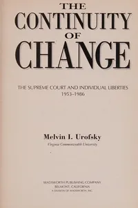 The continuity of change