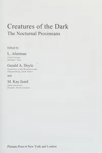Creatures of the dark