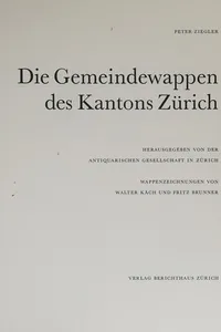 Die Gemeindewappen des Kantons Zürich