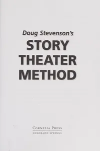 Capa de Doug Stevenson's story theater method